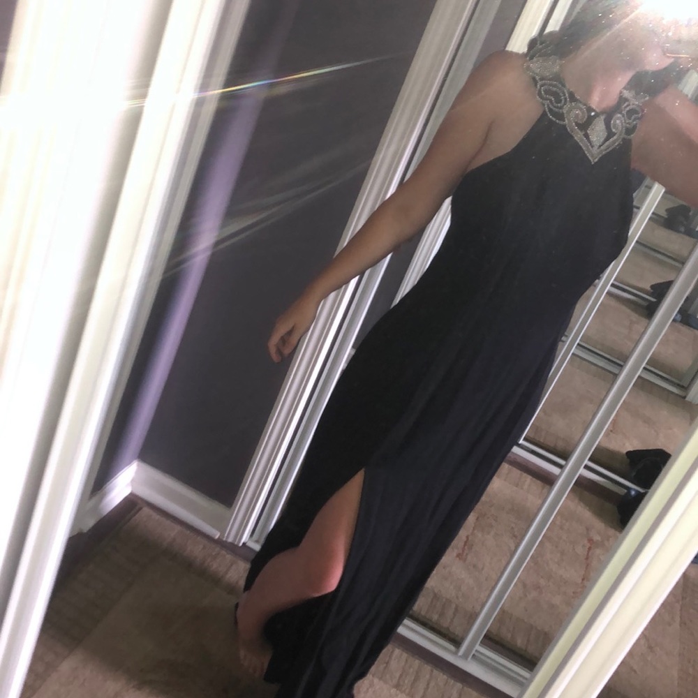 beautiful black formal/prom dress